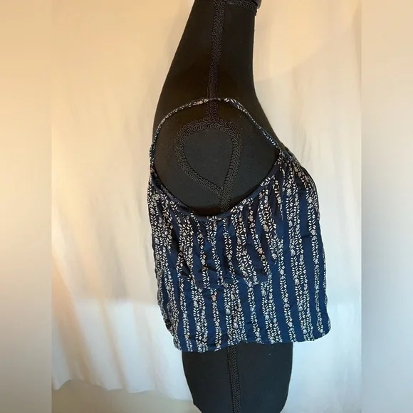 Abercrombie Kids Smocked Off the Shoulder Peplum Crop Top Girls Size XL - Picture 3 of 9